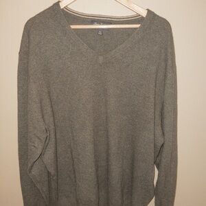 Luxury Cashmere Cremieux V-Neck Sweater | size XXL